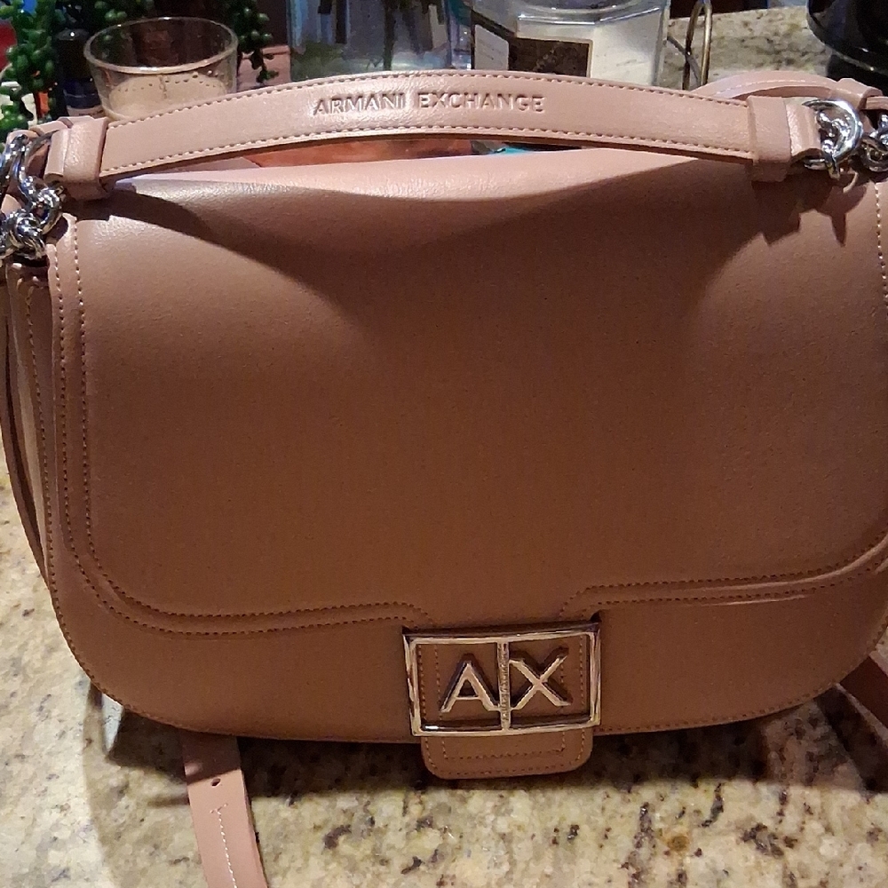 Women's Tan Crossbody Bag - Picture 2 of 4